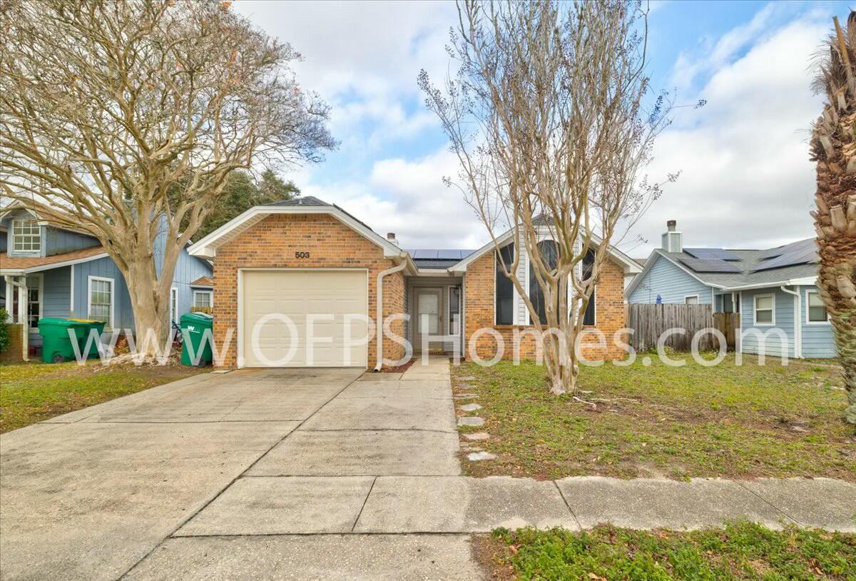 AVAILABLE NOW!! This adorable 3BR/2BA home with BRAND NEW FLOORS is located in the neighborhood of Woodland Park Estates, just minutes from Hurlburt Field. This home features an open floor plan with a spacious kitchen and breakfast bar that opens to the living room. The kitchen also features stainless appliances and ceramic tile flooring. The primary bedroom boasts oversized windows, a vaulted ceiling, and walk in closet. Enjoy time relaxing on the screened in patio with a fully fenced backyard. NO smoking. 600 minimum FICO credit score required in addition to meeting rental criteria. NO cats allowed due to a medical allergy. Dogs allowed upon approval with a non-refundable pet fee and with a Petscreening.com report. All applicants are required to complete an application on PetScreening.com regardless of if they own a pet or not.  Applicants with an ESA are also required to complete the application.

We also offer a security deposit waiver option for tenants such that they do not have to pay a security deposit upfront. Terms and conditions apply. Review addenda for details.

** Fees Required once an application is approved include, but may not be limited to: Security Deposit, Non-Refundable Fees (cleaning and rekey), $20 Certified Mail Fee, and Pet Fees (when applicable).