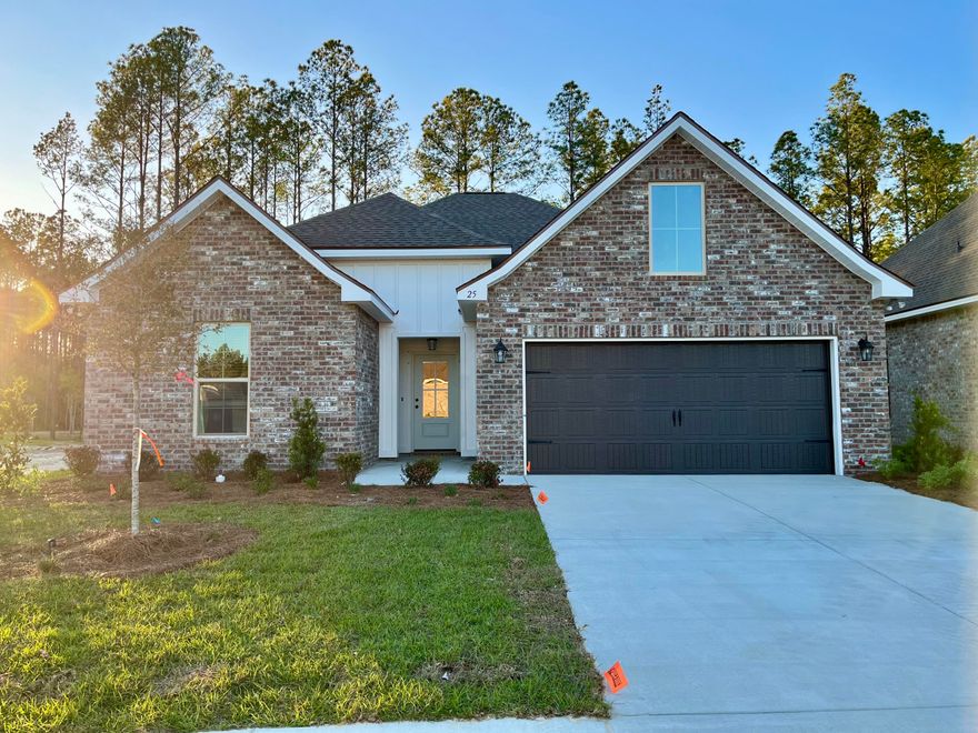 The LASALLE V H in Moonswept at Hammock Bay community offers a 3 bedroom, 2 full bathroom, open design.  Upgrades added (list attached).  Features: double vanity, garden tub, separate custom tiled shower with frameless door, and walk-in closet in the master suite, kitchen island, covered rear patio, recessed lighting, crown molding, computer desk/niche, undermount sinks, framed mirrors in all bathrooms, smart connect Wi-Fi thermostat, smoke and carbon monoxide detectors, landscaping package, architectural 30-year shingles, flood lights, and more!Energy Efficient Features: water heater, kitchen appliance package with electric range, vinyl low E windows, and more!