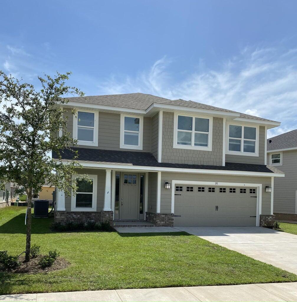 Riverwalk community is located just 1/4 mile south of Freeport Publix off Hwy 331. Just a 15 minute drive to South Walton beaches. Two-story Craftsman 4 BR/2.5 BA home with Hardiboard siding and brick skirt. Interior features 9' ceilings on first floor, 8' entry doors, and game room on second floor. Trey ceiling in master with a large walk in closet. Durable Coretec Pro Plus vinyl plank flooring on the entire main floor and in wet areas upstairs. This home is in close proximity to the amenties center. Pet restrictions.