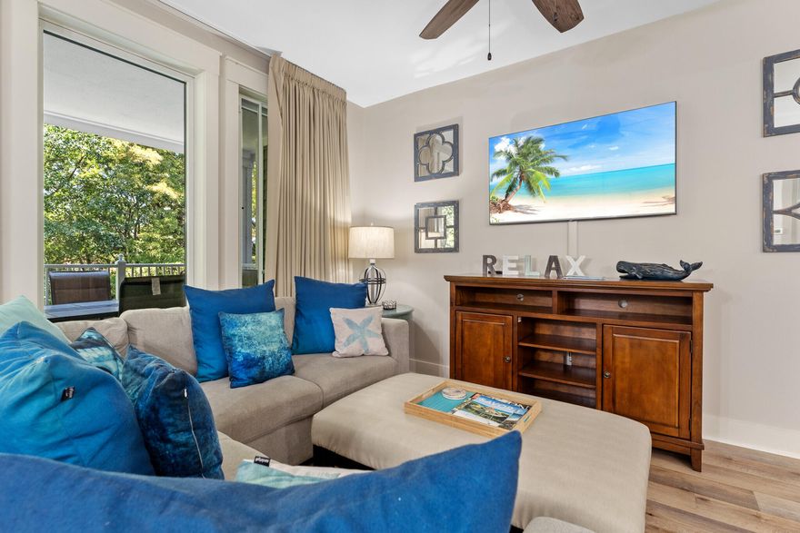 Located in the heart of the Sandestin Golf & Beach Resort(r), this updated unit in the Village of Baytowne Wharf offers shopping, dining, nightlife, and a convention center just steps away. The well-designed space features open living & split bedrooms. Updated throughout, on the amenity terrace level, you have easy access to the pool, spa, fitness room, grilling area, and a wading pool. With great rental potential, the unit can be separated into a studio and a 1-bedroom, 1-bath unit with a full kitchen, living area, and balcony overlooking Baytowne Wharf, or combined into a 2-bedroom, 2-bath unit. Don't miss this opportunity! The resort is 2000+ acres with amenities that include beach, 4 championship golf courses, marina, tennis/pickleball, restaurants, entertainment, shops & more.
