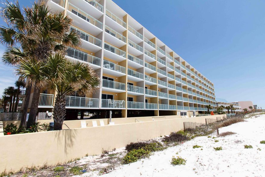 Updated beachfront condo - 1BR/2BA - fully furnished! Sleeping on the beach has never been better. This beautiful gulf front condo is a charming getaway for the entire family NEW STAINLESS STEEL APPLIANCES ADDED IN 2015. Now with Wireless Internet & Bunk TVs! Accommodating up to a total of six this beautiful gulf front condo is a charming getaway for the entire family or a couple looking for some quiet time in paradise. Updated with new flat-screen TVs (32'' in the bedroom, 40'' in the living room, and two small ones for the bunk area). The balcony faces directly the south toward the amazing Gulf of Mexico so the entire party is sure to make the most of the breathtaking view of the Gulf of Mexico and miles of beaches, with white sands extending past the Okaloosa Pier.