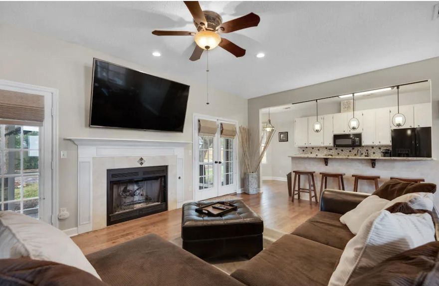 FURNISHED, and PET FRIENDLY! This fantastic home is located in Ridge Wood Manor, which is perfectly located within walking distance to the Destin harbor as well as Clement Taylor Park overlooking Crab Island!Rich wood flooring is featured throughout the living area, dining room, kitchen, and 4th bedroom or office. The kitchen offers gorgeous granite counters and gas stove. The living room features a fireplace for those chilly panhandle nights. The home also includes a large cover back porch and one of the largest residential lots in West Destin with a huge fenced-in back yard.- AVAILABLE NOW!