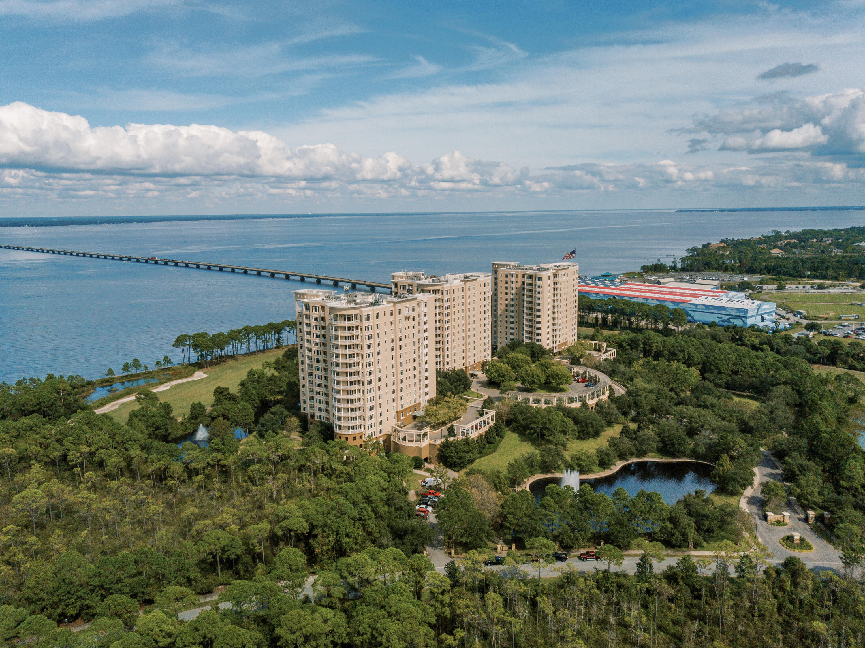 NEWLY REMODELED + STUNNING VIEWS! This turnkey 10th floor unit in the most luxurious condo complex along the Emerald Coast, One Water Place, truly has it all. From the moment you step off the elevator directly to your private vestibule, you are greeted with breathtaking views of the Choctawhatchee Bay. The Ashford floor plan offers a large master bedroom with incredible bay views, a second large bedroom AND, unique to this particular unit, is an additional bonus space that can be used as an interior office or sleeping space. Brilliant use of space! With all of the difficulties with remodels with labor shortages and -the stress and work is already done!