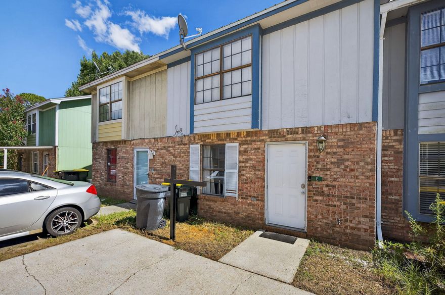 Move-in ready & centrally located near Eglin AFB and Hurlburt Field, this 2-bedroom, 1.5-bath home features a metal roof (2023), new water heater (2024), and a renovation completed in 2020. The first floor boasts tile flooring, an open kitchen with a large breakfast bar, generous cabinet space, and a convenient half bath. Upstairs includes LVP flooring, an updated full bathroom, a spacious primary bedroom with a walk-in closet, and a guest room with step-in closet. Enjoy a privacy-fenced backyard, open patio, and recent updates like gutters, back siding, and two doors freshly painted. Don't miss your chance to view this property, schedule your private showing today!