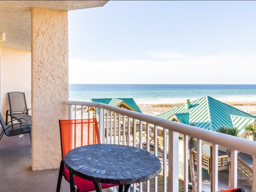 This condo boasts a king sized bed, stackable washer/dryer, dining table and a large balcony with amazing Gulf views and breezes  the perfect location to watch dolphins play in the gulf and viewing the sunset. The Islander Beach Resort offers a huge swimming pool, BBQ grills, picnic area, fitness center, meeting room, shuffle board, and dune walkover to the beach. *Buyer to verify all information*