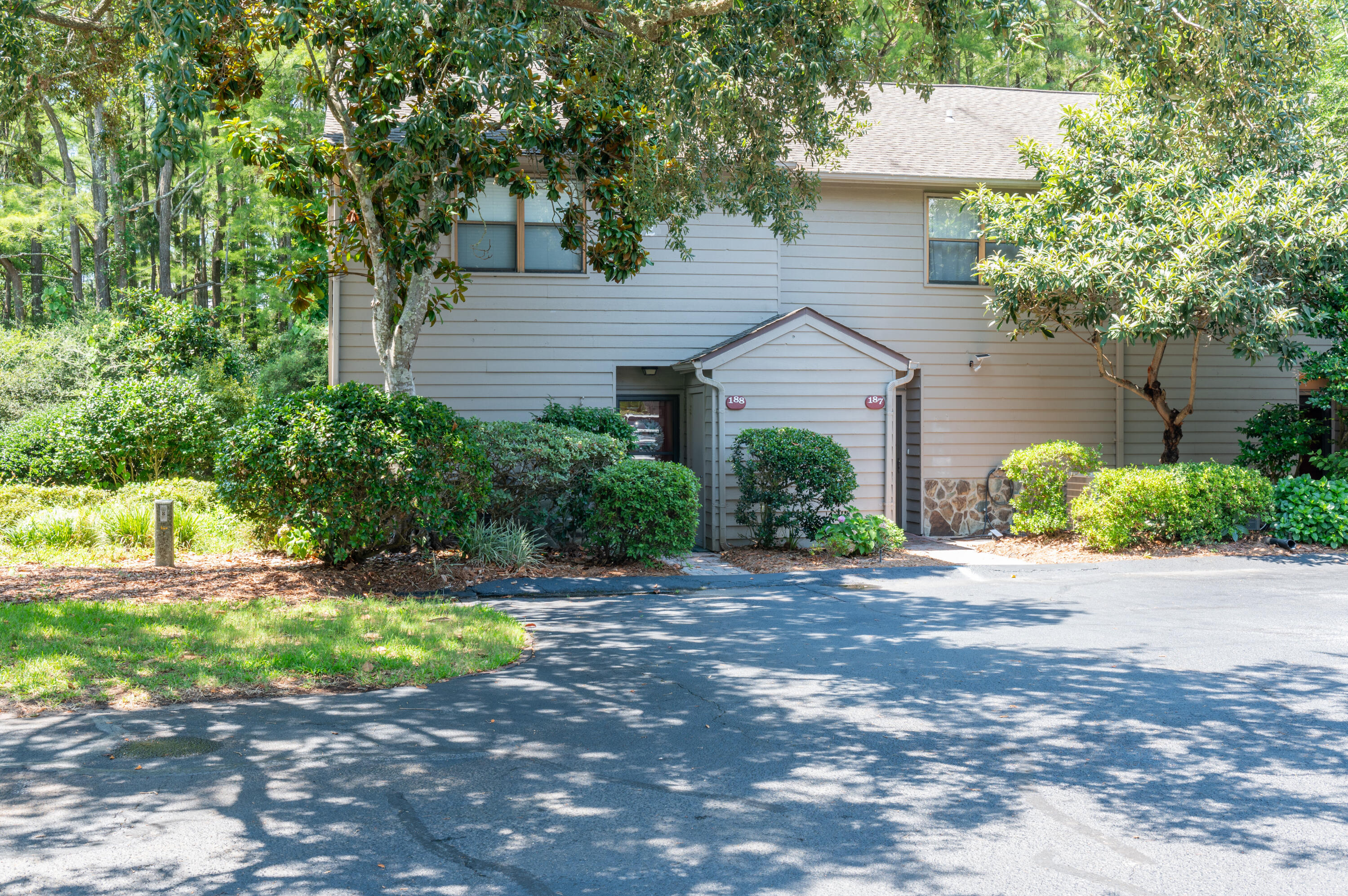 Seller credits $10,000 allowance for improvements. Cassine Gardens offers the perfect blend of natural beauty and modern convenience in the heart of Seagrove. Unit 188, a delightful corner unit, features two screened-in porches that provide stunning views of the picturesque Cypress Pond and scenic walkway, delivering both beauty and privacy. Lovingly maintained and never part of a rental program, this cherished family retreat is immaculate and welcoming. The unit is available fully furnished, making it ready for immediate enjoyment. Recent improvements include a brand-new water heater (installed in May 2024) and a complete AC system replacement in 2022. The second floor was updated with laminate flooring installed in 2013-2014, while the downstairs owner's closet features elegant tile flooring with all Samsung appliances, including a refrigerator, stove, microwave, and dishwasher. The space has been beautifully updated with a new backsplash, marble countertops, and sleek kitchen cabinets, creating a stylish and functional cooking area. Experience the tranquil lifestyle of Cassine Gardens in this exquisite corner unit, where modern updates meet serene natural surroundings. After taking in all the beauty of State Park and hiking trails take a walk across 30A to the Gulf. Enjoy
***Buyer is responsible for personally verifying details about this property. Any information contained in this listing is believed to be accurate but is not guaranteed.***