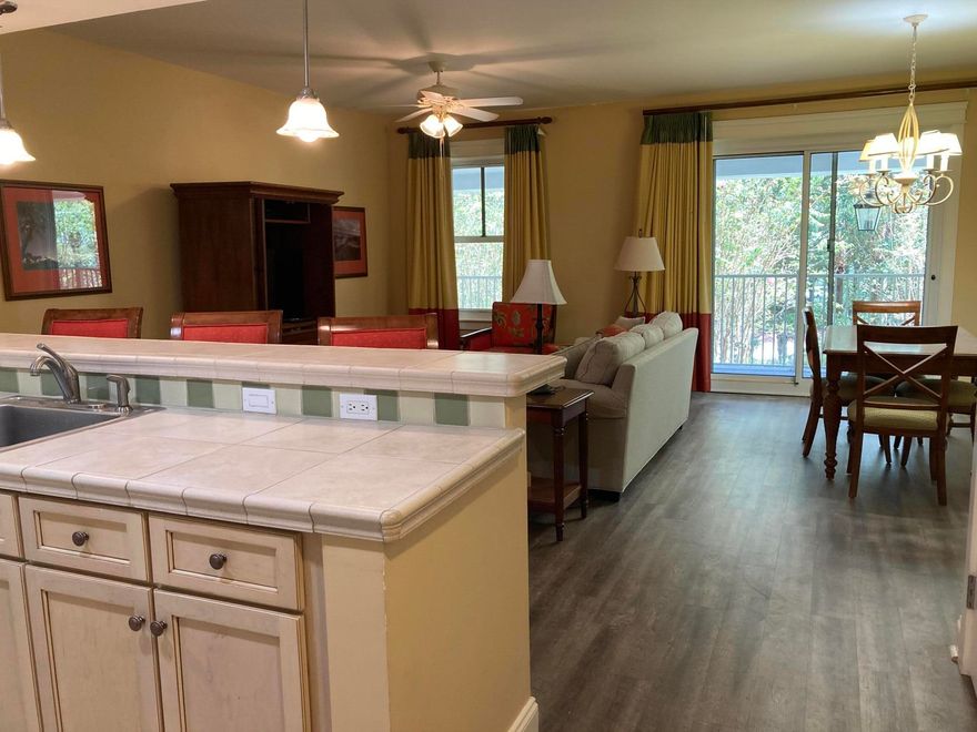 This unit has great rental income potential!  Located on the 2nd floor of The Grand Sandestin, this unit is fully furnished and rental ready.  Unit features wood plank laminate floors in the living room, ceramic tile in the wet areas and wall to wall carpet in the bedroom. There is a large balcony accessible from the dining room overlooking a beautifully landscaped area.  Amenities include onsite check in, valet, concierge services, fitness center and pool. Just a short walk to the village of Baytowne Wharf and Marina for shopping and culinary delights. Buyer to verify square footage. Association dues are as follows: Sandestin Owner's Association $383.93/quarter, Baytowne Wharf Neighborhood $256.57/ quarter, The Grand Sandestin $480.17/ mo. and the current special assessment $127.26/mo.