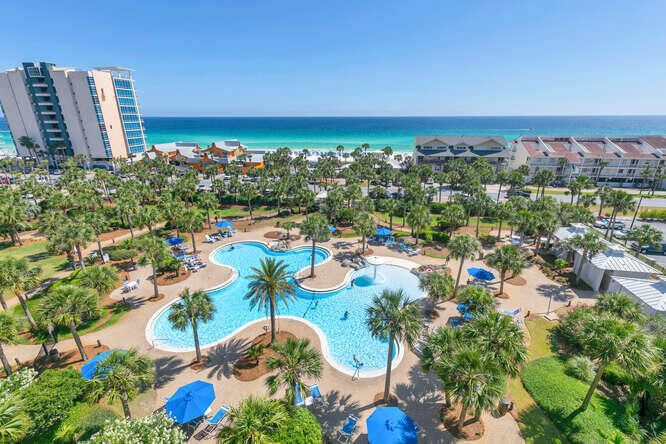 STUNNING, UNOBSTUCTED GULF VIEWS!!  Nicely upgraded and well appointed 2/2 condo that will melt your heart the minute you walk in. Spacious floor plan with spacious bathrooms and a wide balcony overlooking the beautiful water and lagoon style pool. The kitchen, dining and living area is all open to see the spectacular outdoors. There is also a private Gulf Front Beach Club with a seasonally heated oasis pool, bar and grill. The children will enjoy the waterfall fountain in the lagoon in one of the two pools. Rental Income for 2024 was $37,933 with 270 rental nights.  