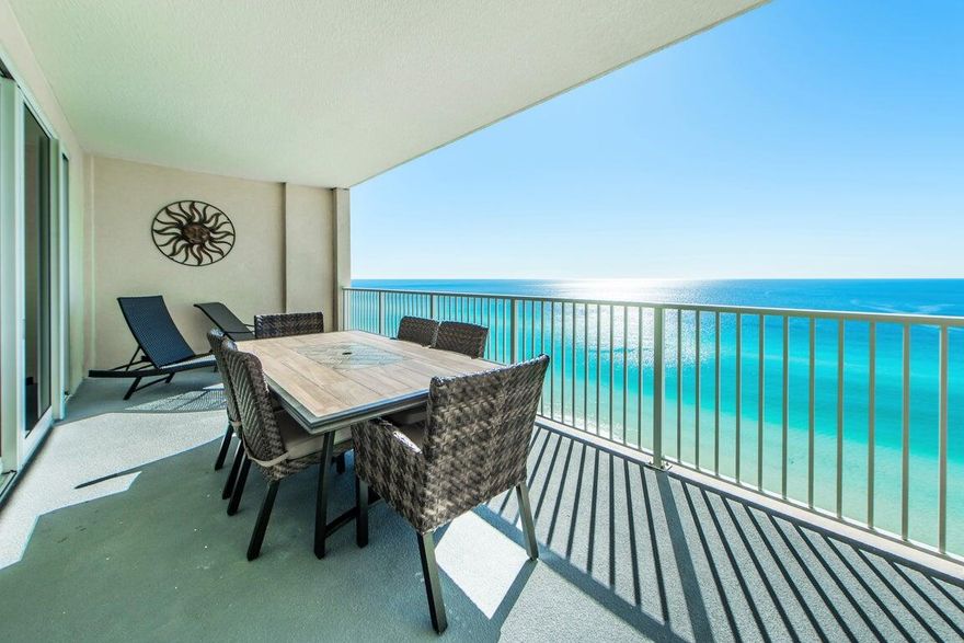 Highest and Best Due by 5pm on 2/25/2022. The wait is over! Welcome to Ocean Reef. This fully furnished, gorgeous  gulf-front condo is one your friends, family and vacationing guests will enjoy for a lifetime. Designated Parking Space! Enjoy endless sunrises and sunsets from your oversized and private balcony. The chef's kitchen boasts granite counter tops, a beautiful custom backsplash and stainless-steel appliances. Amenities include a Gulf front pool, a heated indoor pool, hot tub, steam room and sauna, fitness room, beautiful landscaping, covered parking beneath the building, and over 330' of beachfront. Boasting an incredible rental history - this is one you will NOT want to pass you by!