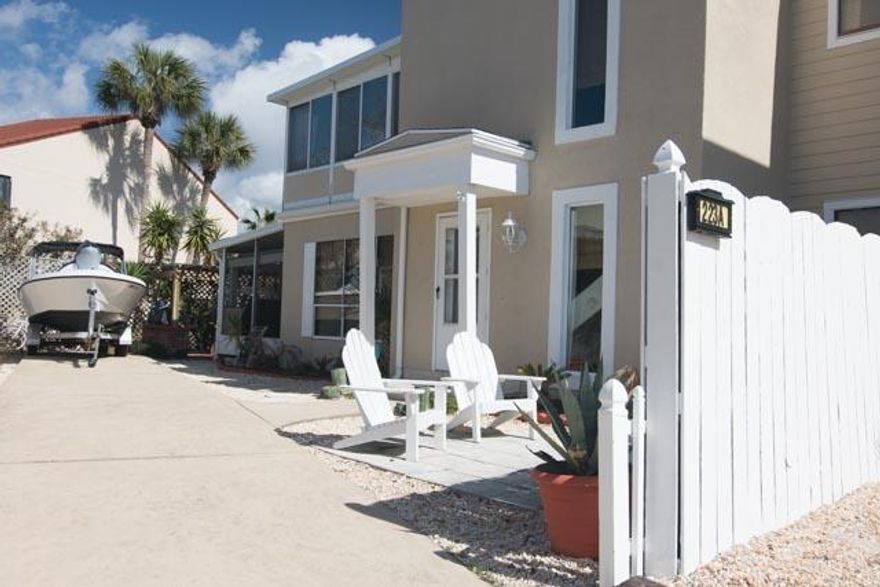Island living at its finest! A great opportunity for vacation rental or full-time residence- either way, you don't want to miss out on this one! This beautiful townhome is tucked away in a quiet corner of Okaloosa Island, with views of the sound from the second floor living area. There is a bedroom and full bath on first floor along with an open concept kitchen, living room, and dining area. Upstairs is a large bedroom and another full bathroom, and a beautiful open room with views of the sound. Ample parking for a boat or RV! Storage shed included. Updated electrical box, HVAC, and plumbing. Some of the furniture will convey. NO HOA FEES! Buyer to verify all data and dimensions.