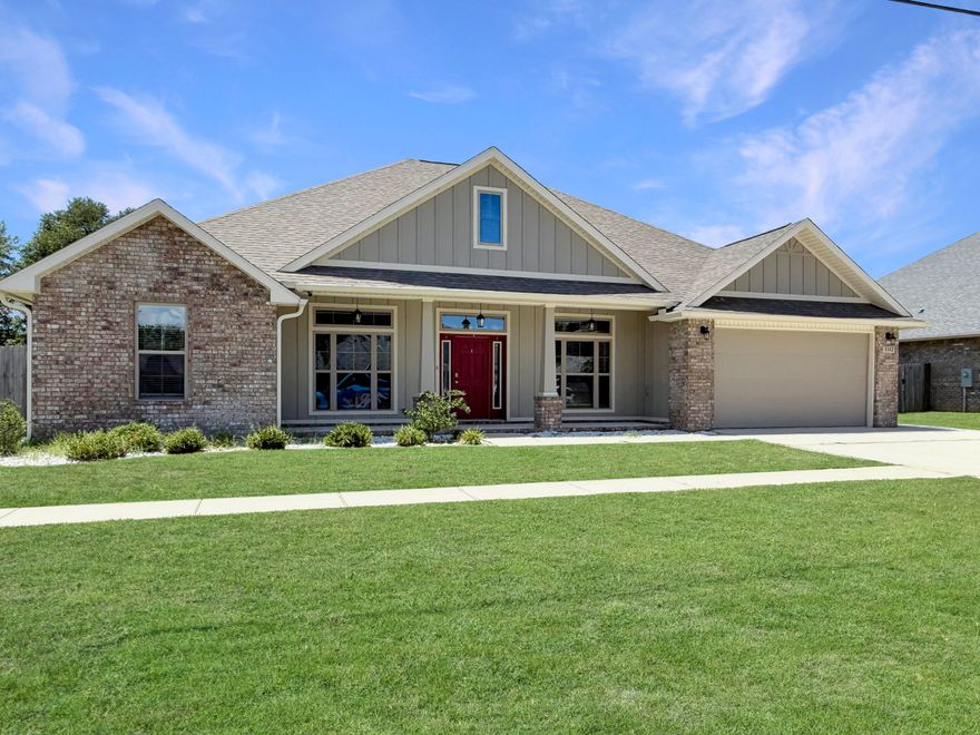 Life is Good! Beautiful pool home offers a spacious family games room, office, and formal dining room--perfect for your lifestyle. Seller is offing up to $15,000 anywhere money for closing costs or interest rate buy down! Your call! The desirable well planed kitchen features granite countertops, roomy cabinets, and a clear view into the living room with a cozy electric fireplace. Enjoy a private split floor plan with a luxurious primary suite, complete with a soaker tub, stand-up shower, double vanity, and private water closet. Step outside to your personal oasis: a saltwater inground pool and covered patio ideal for relaxing or entertaining. Schedule your showing today! VA assumable loan at 2.25% is available if interested!