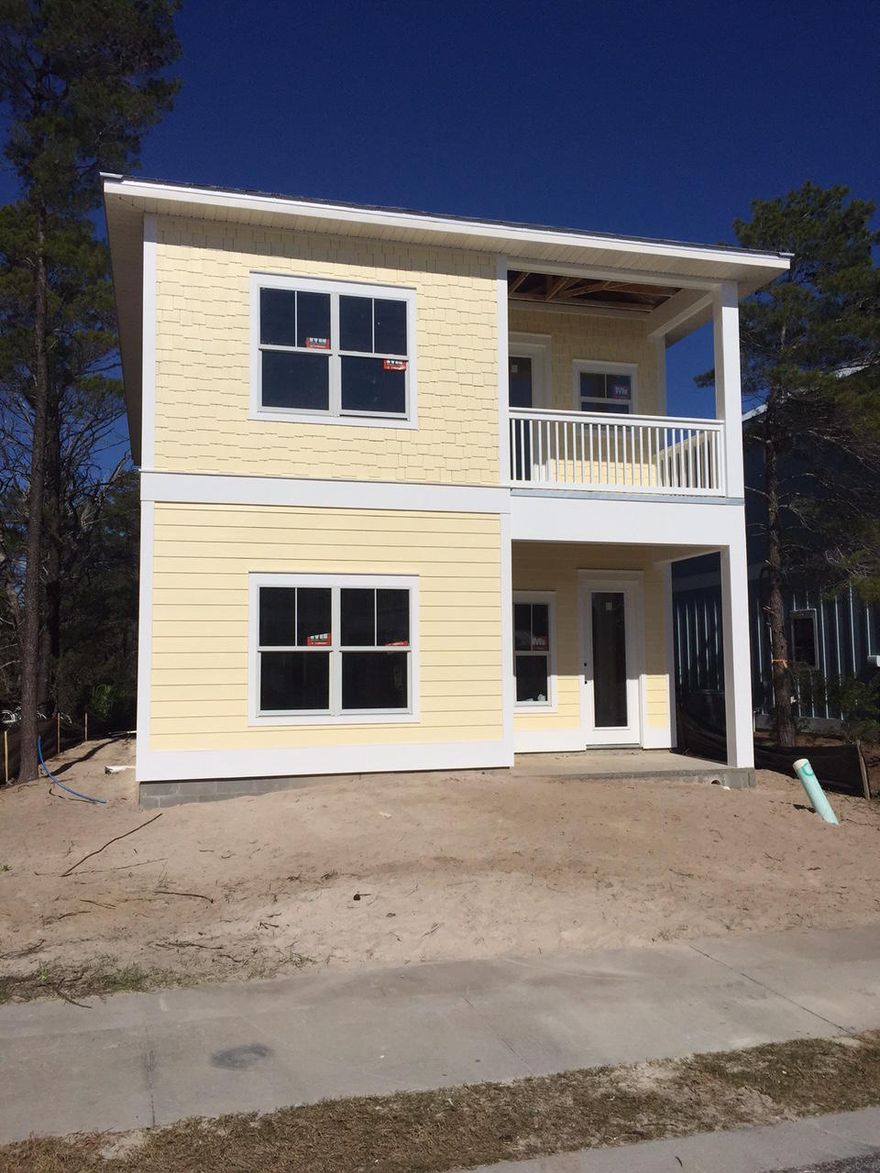 This home is brand new construction projected to be complete in April. Gulf Reflections is located near Hwy 30A, the Gulf of Mexico, and Gulf Place. This beach cottage features 4 bedrooms and 4.5 baths. The property backs up to state park for added privacy. There is a community pool in Gulf Reflections and the homes are well built with features like granite counter tops throughout, stainless appliances,designer tiles, hardwood flooring, tile flooring, and impact glass windows. Rentals are projected at $39,882.