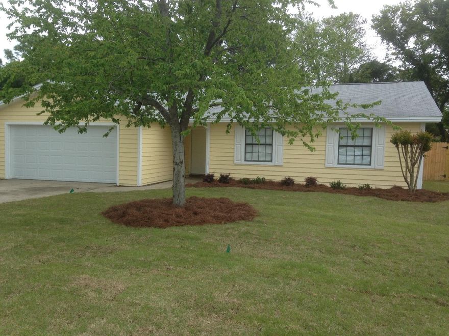 This is a gorgeous house ready for a new owner. This renovated home has been lovingly restored from top to bottom and has a beautiful, updated look. When you come in, you'll notice the lovely new flooring and the wonderful open floor plan, complete with a fireplace and built in shelving. The newly renovated kitchen has new white shaker cabinets, new pendant lighting and all new appliances. The granite counter tops have a glass tiled detail that is eye catching and brings a modern feel to the room. Newly renovated bathrooms have new wood style tile flooring, new vanities, lighting and fixtures.There are three good sized bedrooms. From the master bedroom, there is a door leading to the newly sodded back yard with a new pergola.