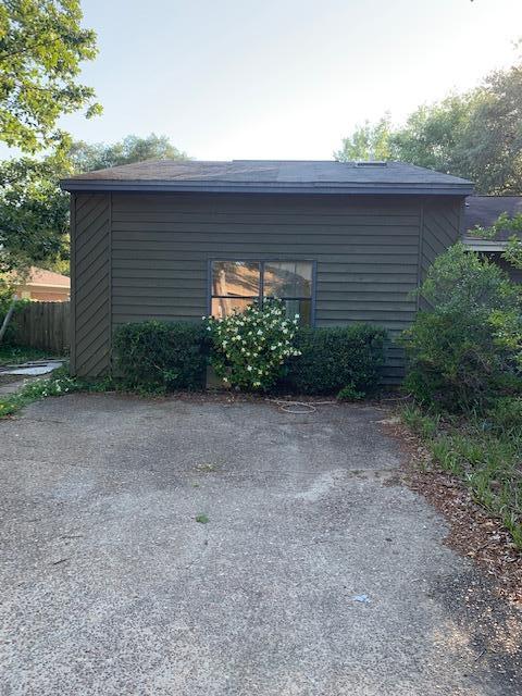 The hard work is done! Perfect to add your personal touch and make it your own. Hardy board siding, French doors, cathedral ceilings and a large detached shed and attached utility room. Make this town home the perfect find for a reno loan or an investment property.Located in a small 8 unit town home subdivision in Shalimar. Conveniently near Eglin, Hurlburt and shopping. Only 15 minutes from Okaloosa Island and within walking distance of two parks on the bay. Also, just one block away from a public ballpark.No matter your interests there is something for you close by.*Buyer to verify all information and measurements.*