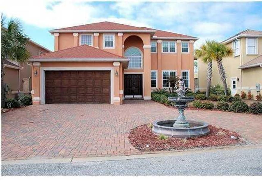 Absolutely beautiful, spacious home for rent with amazing features and private lake views from nearly every room! Hardwood floors, crown molding, solid cherry cabinets, granite, central vac, security system, surround sound, CAT 5 wiring, 2-zone climate control and the list goes on. Gourmet cook's dream kitchen complete with 40'' stove, double oven, stainless steel appliances and a massive island with prep sink. Also enjoy indoor/outdoor kitchen with large grill, extra sink and refrigerator. Large open concept family room with breakfast nook area. Separate dining room and large living room with gas fireplace and custom built-ins. Enormous master suite with large walk-in closet, separate marble shower and Jacuzzi tub, and private balcony lounge with lake views. Large 4th bedroom wired with surround sound can easily be converted into playroom or media room. Situated in the gated community of Emerald Lakes, only minutes from Destin Commons, the magnificent sugar beaches and everything else Destin has to offer. Neighborhood amenities include swimming, tennis, basketball, fishing in stocked lakes and canoeing. LEASE to begin July 1, 2016. Credit check. 1 month security deposit. One year lease. Yard maintenance included.  NO PETS, NO SMOKING!