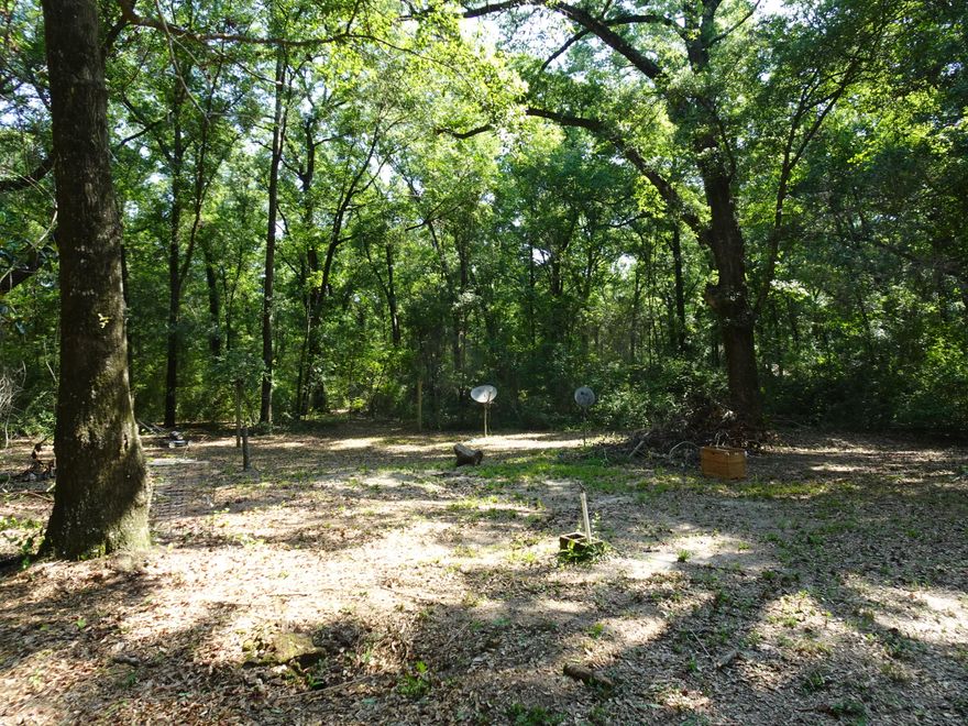 Located South of I-10 just off of US Hwy 331 S. 3.7 wooded acres with an area for a home already cleared. Property currently has an older mobile home in very poor condition - no value has been given to it. Well and septic are on property. Surrounding properties have new homes being built. Excellant location for a new home or manufactured home. Trees are beautiful with a variety of hardwoods. Being sold as-is.