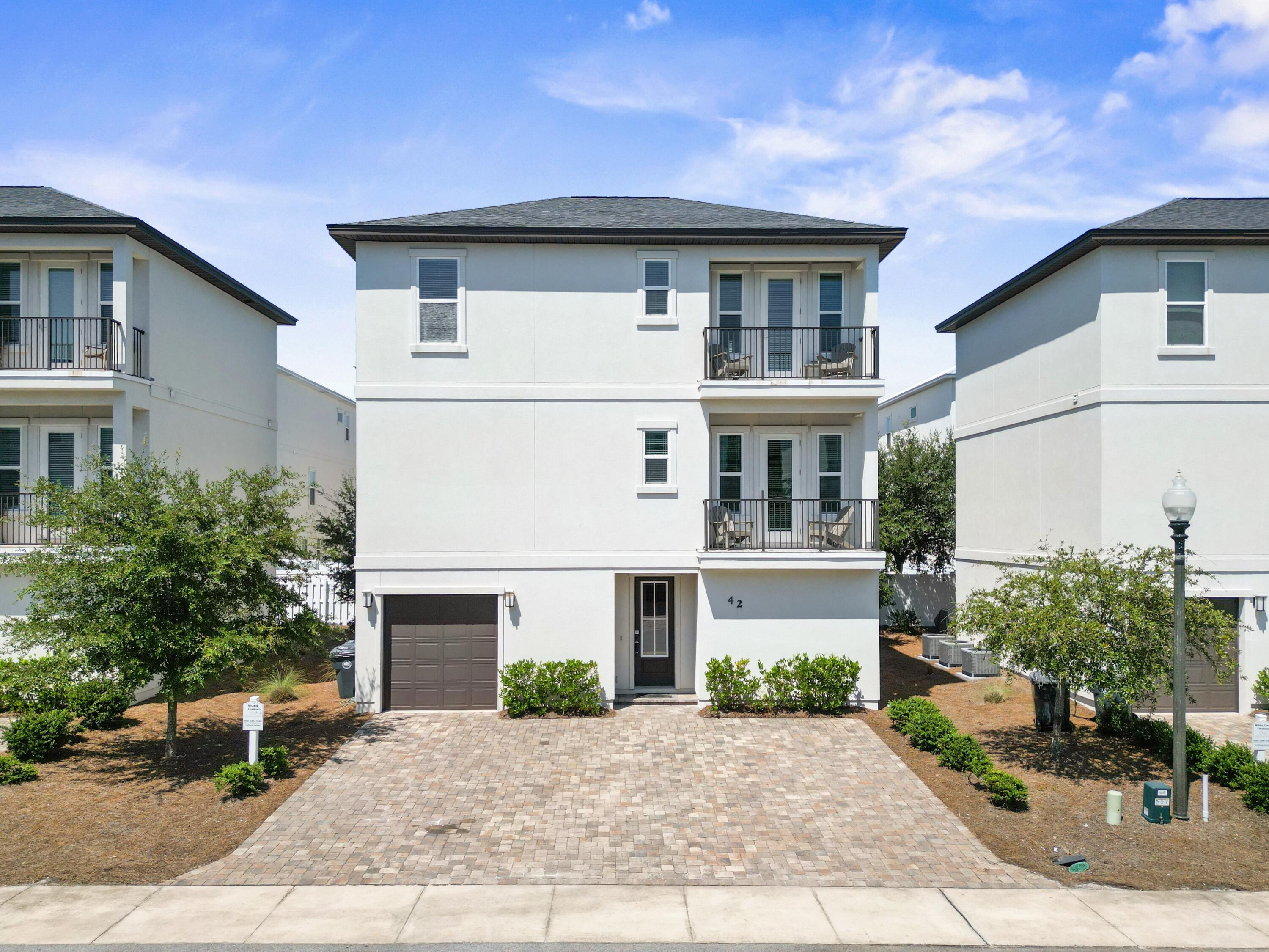 Step into the coastal lifestyle at 42 Ciboney Street, a beautifully crafted three-story beach retreat offering 4 bedrooms, 4.5 bathrooms, and all the comforts today's buyers and vacationers are looking for. Designed for entertaining, relaxing, and enjoying the Gulf lifestyle, this property is just a short stroll from the sugar-white sands and turquoise waters that make Miramar Beach one of Florida's most sought-after destinations. With over three levels of living space, this home is designed to comfortably accommodate large groups while still maintaining a warm, inviting feel. The main living area and multiple balconies provide plenty of gathering spaces, while the well-designed bedroom layout gives everyone a private place to retreat at the end of the day. Don't miss your chance to own this beautiful piece of paradise.