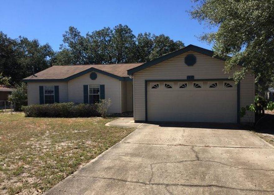 REO ~ This charming 3 Bd / 2 Ba home has lots of potential for starter home or investment opportunity... Living room with fireplace & eat-in kitchen. Large fenced back yard with storage shed. Don't miss out on this great opportunity. The current list price is $149,900. Bank of America employees, household members or business partners prohibited from purchasing. The online auction start date is October 29, 2016 & ends November 2, 2016.