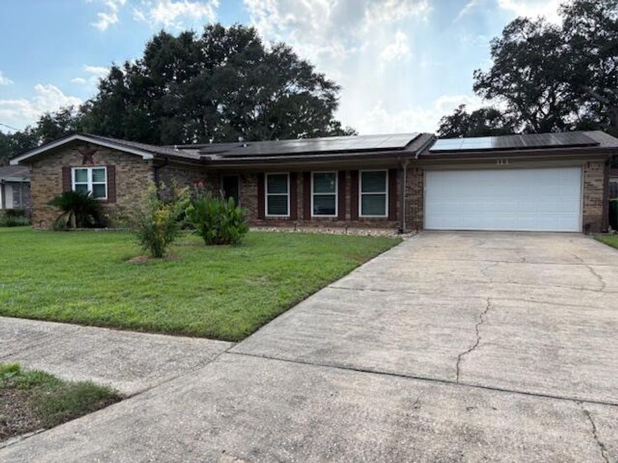 **Available Now!!**Photos coming soon!!**Owner will be providing Wi-Fi. A utility reimbursement fee applies for electric and internet. Tenant is responsible for water, sewer, trash, and gas.**This beautifully updated home has all the essentials already taken care of--brand-new HVAC, windows, sliding doors, and sleek tile flooring throughout. The solar panels were installed just 6 months ago, and the 25-year warranty will transfer to the new owner for peace of mind.The kitchen shines with stainless steel appliances and an electric stovetop, while the spacious bedrooms include a master suite featuring a large walk-in closet. From the living room, garage, or master bedroom, you can step out to a charming backyard retreat. Out back, you'll find an oversized insulated workshop with electricity and A/Cperfect for hobbies, storage, or a home businessplus an additional shed for yard essentials.

Conveniently located within walking distance to the post office, Niceville High School, and Pounders, this home is the perfect blend of comfort, upgrades, and everyday convenience.

Obligo: ***Cut the Upfront Costs  Move In Without a Security Deposit!***
We've partnered with Obligo to help qualified renters save money when it matters most.

*All pets are registered via pet screening, and all assistance animals are verified through the same screening process.**

**Carpet cleaning (if applicable) & Admin Fee charged **

Tenant to verify all data. Please contact Sound Choice Real Estate to schedule a showing- 850-389-8533.

***Approval is based on several factors as follows***
- Rental History and Verification
- Employment History and Verification
- Credit History
- Criminal Background & Terrorist Database Check
- Pet Verification
