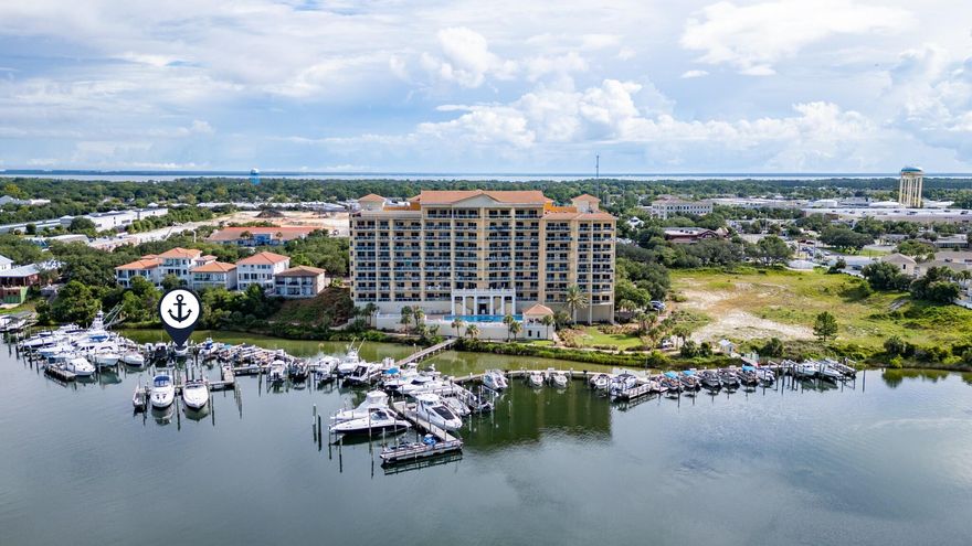 Located on the Destin Harbor, at Marbella Yacht Club, boat slip D-6 measures 15 x 30 and has a 1 year old 16,000 lb lift. There is power, water and a cleaning station available. 195/month includes power. A 6% lease transfer fee is payable to the state of Florida upon closing. Dock conveys via 'Assignment of Use'.