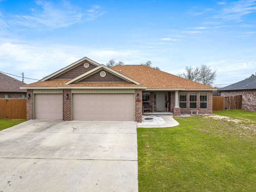 Welcome to this stunning 4 bedroom, 3.5 baths, plus an office / flex space, sitting on a quarter acre in highly sought after neighborhood of Holley Hills.  This open-concept home has so much to offer, souring 10 foot ceilings, 3-car garage, large fenced in backyard and SOLAR PANELS to provide freedom from high electric bills.The large kitchen offers all stainless steel appliances, custom cabinets, a huge island, granite countertops throughout.  The main bedroom, which is secluded from the others  features trey ceiling and an en suite with double vanity marble countertops, as well as a separate shower, soaking tub, and 2 walk in closets.