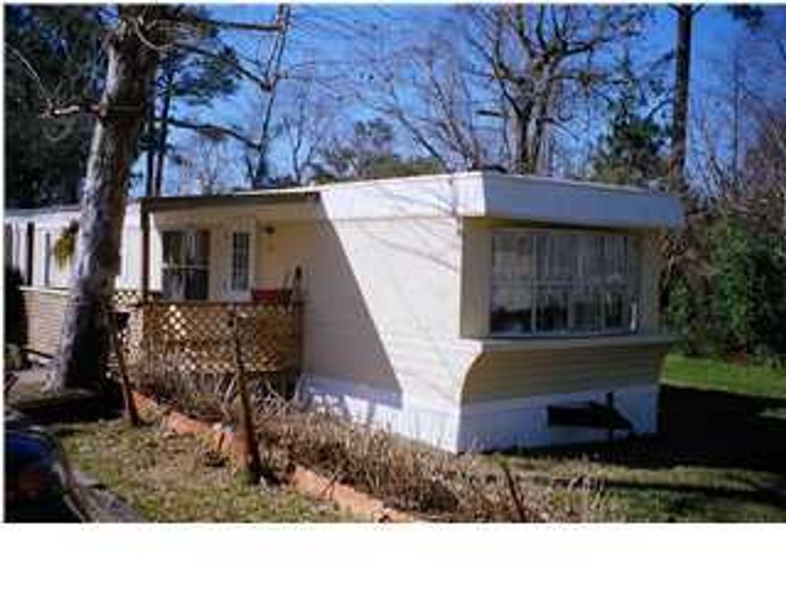 Completely remodeled mobile home with ceramic flooring,carpet in bedrooms. Storage shed in rear. You have to see to appreciate this one. Covered front porch, rear deck, and a nice yard. Sorry, NO PETS and NO smoking allowed inside trailer.