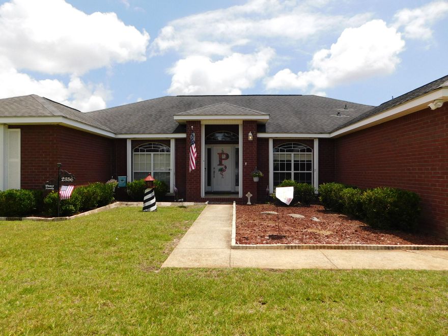 4BR/2BA ALL BRICK home on a huge .73 acre, corner lot in Holley By the Sea! Over 2,800sf of living space! New Carpet! 4 Bedrooms PLUS Dining Room and Office! Home has been deep cleaned! 30 Year Dimensional Roof in August 2005 and is in Great Condition. All Plumbing boots were recently replaced. 22 X 14 Screened Porch expands the already generous living area. Back Yard is Privacy fenced and there is a Bonus CUSTOM BUILT Workshop with Power! METAL Hurricane Shutters help reduce insurance costs and make preparing for a storm very easy. The Kitchen is Amazing with beautiful white cabinets, Large Island, Walk-In Pantry, BRAND NEW Double ovens, Quality Bosch Dishwasher, Microwave & Glass top range. Breakfast Bar/Island is great for Entertaining! Spacious Family Room with vaulted ceilings & corner wood burning fireplace.  Formal dining room and large separate breakfast area Beautiful master suite with ''his'' & ''her'' walk-in closets, dual vanities, oversized jetted garden tub and large separate shower. In addition to 4 Bedrooms there is a Formal Dining room + An Office!  Additional amenities include: Tile flooring (entry, kitchen, breakfast area, hallway, master bath, guest bath and laundry room), crown molding (formal dining room, master suite, private study & guest bedroom), side entry 2-Car Garage and New (2019) hot water heater!  Large Laundry Room is located inside.   All the benefits of the HBTS Recreation Center are included! Pools - Tennis - Boat Launch and More!  Call to see this Wonderful Home Today!