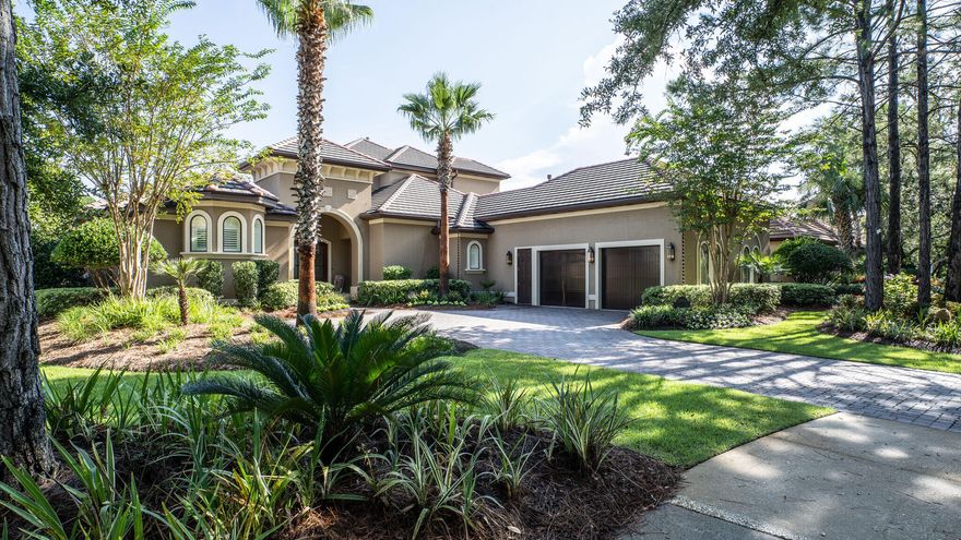An Absolutely Stunning Custom Built Lake Front Home with Awesome views of the 5th hole at Beautiful Burnt Pine...Sandestin's most exclusive Golf Course Community!  Meticulously kept, with no expense spared on recent upgrades this impressive property shines from the moment you see its Beautiful Landscaping, Paver Stone Driveway, and Exterior Design. Inside, the fabulous finishes, great layout, wonderful amenities, and extensive windows create an incredible living space to enjoy! The enclosed Pool with Lanai & adjacent fully equipped Summer Kitchen helps provide a soothing light level and brings the outdoors in. Complete your day by viewing Gorgeous Sunsets over the water from the oversized upstairs balcony. Come see it today, make it yours, and love it forever!