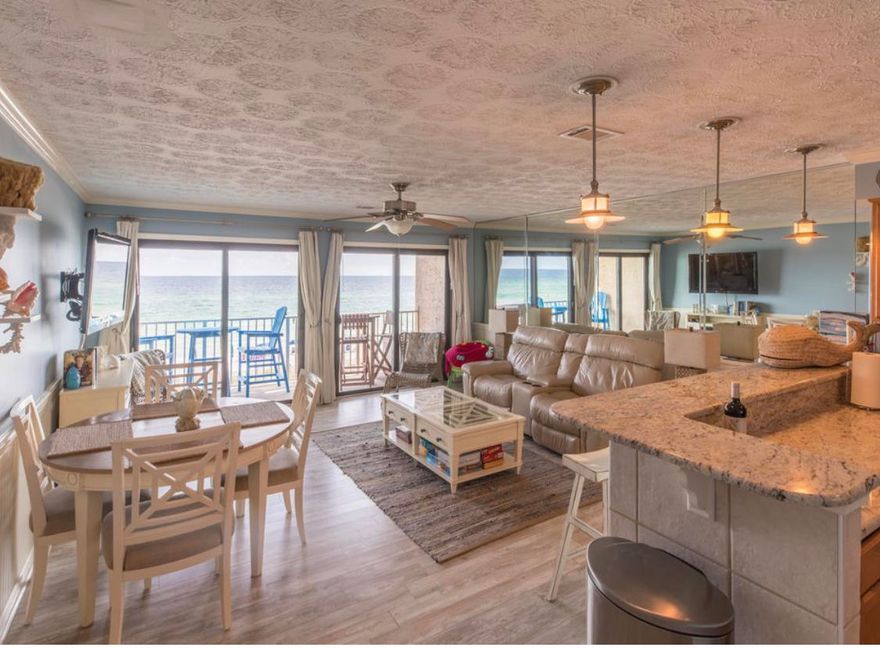 ** DON'T MISS THIS INVESTOR OPPORTUNITY! ** Grossed $50,000 in 2019 with active owner management; netted close to $40,000! Make us an offer today!This second floor furnished one-bedroom unit sleeps four to five people comfortably. The updated unit offers gorgeous Gulf views and plenty of space on the balcony for a beverage while watching the sun set. Only one flight of stairs between this condo and the stunning white sand and beautiful Emerald Waters of Crystal Beach! Parking is very closely located in this smaller complex, which makes unloading your vehicle much more pleasant! /It is the perfect place for a relaxing Coastal Getaway! ]