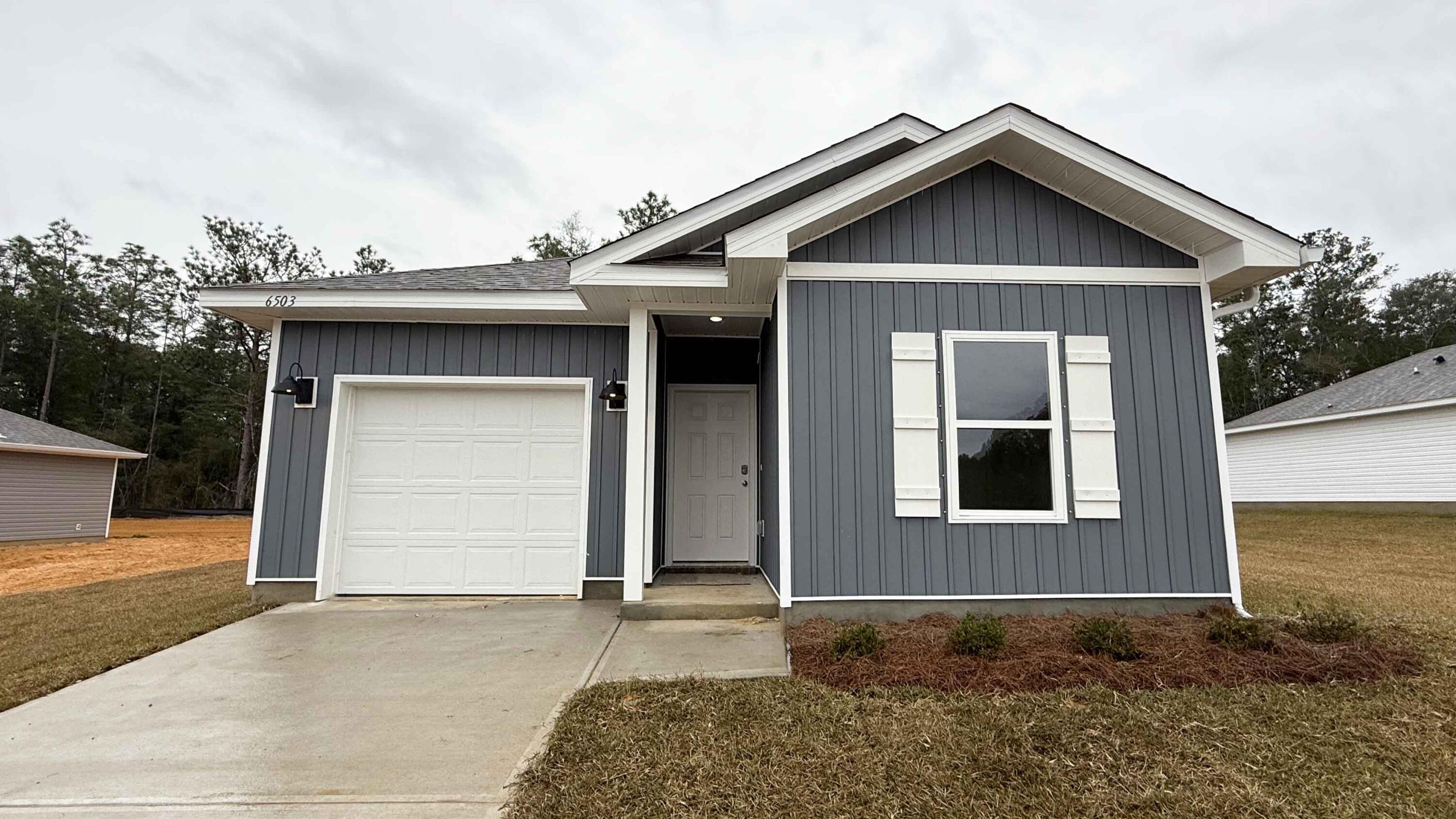 Charming brand-new homes under construction now. Beautiful NEW Hidden Lakes Community gives quick access to the airport, military bases, and nearby to the spectacular beaches of Fort Walton and Destin. Close access to Corklin's Lake for fishing, kayaks & swimming. The CAMILLA plan a popular 1 story, very charming contemporary cottage style home with 1 car garage has 1528 sq. ft., 4 bedrooms, 2 baths, no wasted space, and a great open floorplan perfect for relaxing. Beautiful kitchen, stainless appliances, built in lighting, wood look flooring and nice carpet in the bedrooms. A Smart Home ''Connect'' system features several convenient devises and fabric hurricane window and door protection is included. Classic clean lines give great curb appeal, located in a fast-growing area.