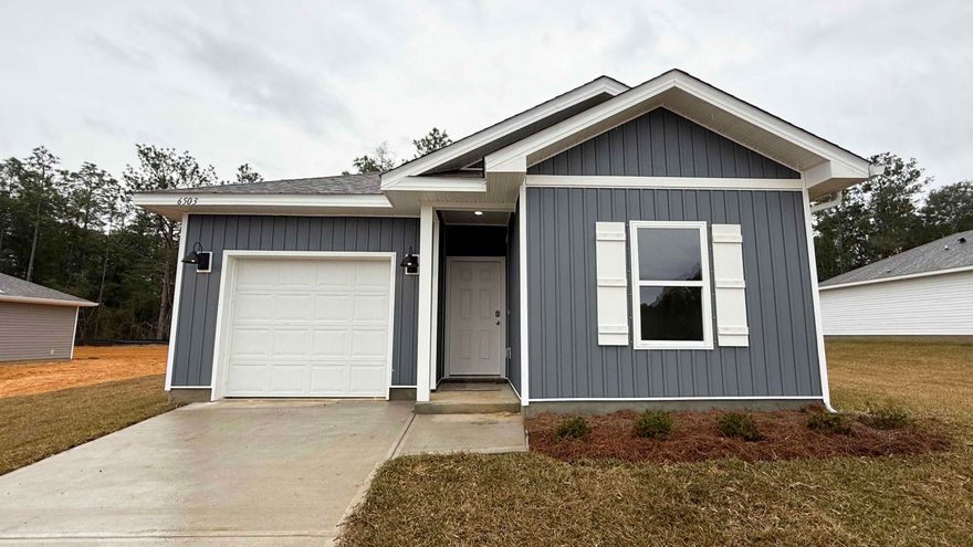 Charming brand-new homes under construction now. Beautiful NEW Hidden Lakes Community gives quick access to the airport, military bases, and nearby to the spectacular beaches of Fort Walton and Destin.  Close access to Corklin's Lake for fishing, kayaks & swimming.  The CAMILLA plan a popular 1 story, very charming contemporary cottage style home with 1 car garage has 1528 sq. ft., 4 bedrooms, 2 baths, no wasted space, and a great open floorplan perfect for relaxing. Beautiful kitchen, stainless appliances, built in lighting, wood look flooring and nice carpet in the bedrooms. A Smart Home ''Connect'' system features several convenient devises and fabric hurricane window and door protection is included. Classic clean lines give great curb appeal, located in a fast-growing area.