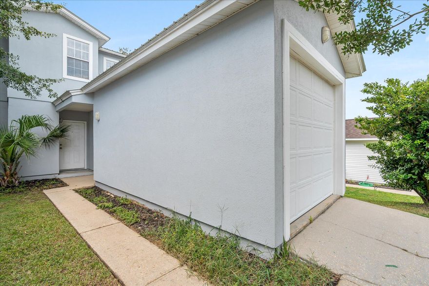 GREAT OPPORTUNITY to own a little piece of paradise. This 3 bedroom 2.5 bath End Unit townhome offers a great open living space, a quaint back yard with covered patio and single car garage. The two bedrooms upstairs feature a jack and jill style bathroom and upstairs laundry. If you love the outdoors, this community offers a pool, pickleball courts, basketball and Best of All is the Deeded Waterfront Access and Dock on the Bay that all residence can enjoy. Wether you love fishing, kayaking, paddle boarding, swimming, playing pickleball or riding your bikes, this community and the miles long bike path along East Bay Blvd are sure to entertain! Contact your agent today for a private tour as this is the best priced property In Navarre and within 10min. to the Beach!!