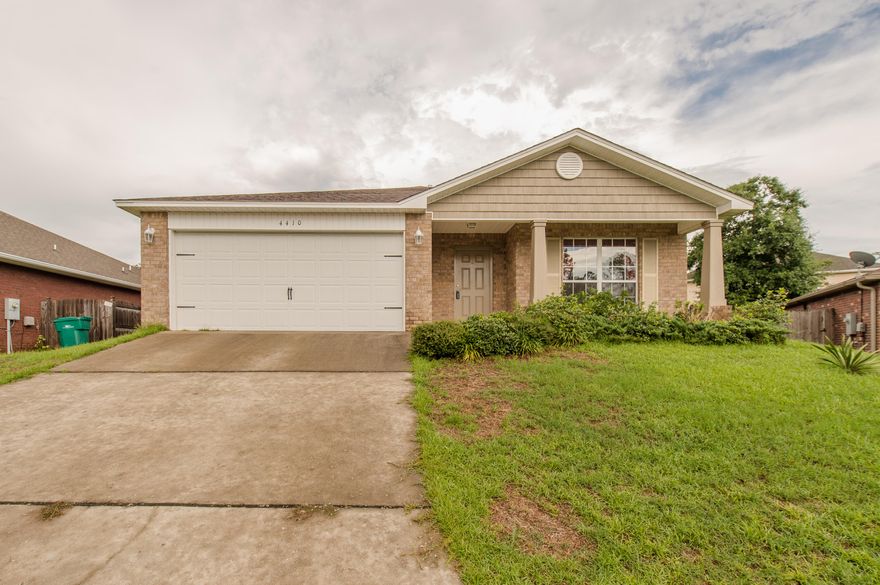 MAKE AN OFFER! Great south Crestview home now available! Located in one of the southernmost neighborhoods in town, it makes for a quick 10 minute commute to 7th SFG and Duke Field, and 25 minutes to Eglin AFB. This 2011 home features 4 bedrooms, brand new carpet throughout, tile in all wet areas, and two living areas, with the option for one to function as a large dining room. Kitchen boasts granite countertops, island with electricity, and stainless steel appliances, including French door refrigerator. Also noted is a large pantry and built-in desk/charging station. Split floor plan with private master bedroom access; master bedroom boasts huge walk-in closet, and large master bath with double vanities, garden tub, and separate shower.