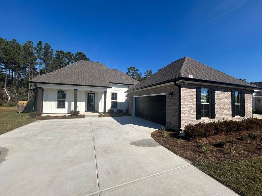 The RENOIR IV I in Starburst at Hammock Bay community offers a 4BR/3BA, open design with breakfast area and flex space. Upgrades added (list attached).  Features: double vanity, garden tub, separate custom tiled shower, and walk-in closet in master bath, kitchen island, walk-in pantry, boot bench/drop zone in mudroom, covered porches, undermount sinks, crown molding, LED lighting throughout, framed mirrors in baths, smart connect Wi-Fi thermostat, smoke and carbon monoxide detectors, landscaping package, architectural 30-year shingles, flood lights, and more!Energy Efficient Features: water heater, kitchen appliance package, vinyl low E windows, and more! Energy Star Partner.