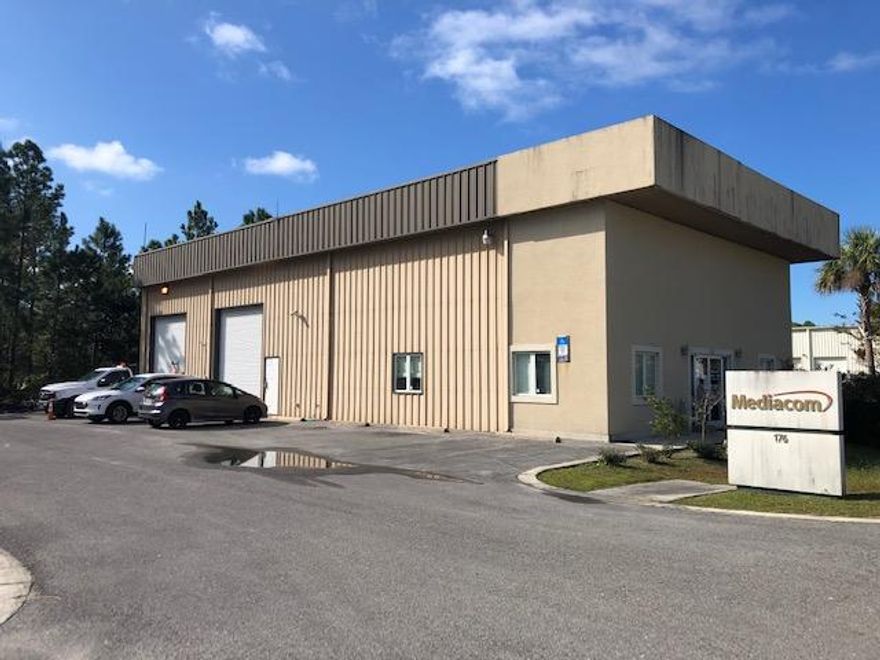 5,125 SF Flex Space, Light Industrial Building leased to Mediacom Southeast, LLC.  The tenant has been a fixture at this location for the last 10 years.  A new 5 year lease with additional 5 year option was executed on July 1, 2020 at today's market rates.  This building is made up of a 2 story office space of approximately 3,000 SF as well as a 2 bay door warehouse space.  The office portion consists of 8 offices, open workspace, conference room, kitchen / breakroom and front lobby for customer service.The tenant has invested a tremendous amount of capital building a Fiber Optic Central Station inside the warehouse.  This is a private, secured area with multiple HVAC units and large generator serving this room......