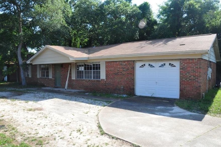 Location, Location, Location. Walk to school (Pryor & Choctaw),shopping, hospital and more. All brick home looking for some TLC. Additional building (approximately 374 SF) on the property can be Mother-in law quarter, Man Cave,or have a small cottage for family and friends when they visit. Cottage also needs TLC. This building is semi finished. Home interior has 3 bedrooms 2 baths and is 1450 SF, Property is being sold in ''AS IS'' condition.