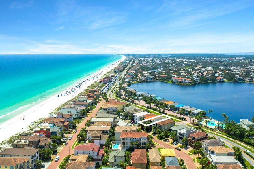 An exceptional opportunity to purchase an impressive, four bedroom gulfside retreat in the prestigious gated community of Destiny by the Sea. This prominent three-story property is primely positioned South of Scenic Highway 98. 4840 Ocean Boulevard includes notable features such as over 3,000 sq ft of living space, one car attached garage, third floor master suite, open-concept floor plan, wet bar, and spacious balconies. This home has been well cared for and has had recent updates including interior paint throughout, all new light fixtures, new furnishings,a gorgeously updated kitchen, two brand new water heaters, two new ice makers, and a new HVAC system. 

The first level of the home has two bedrooms, one including a queen sized bed with a twin over twin bunk bed and also access to the garage. The second level is the main living area with a spacious living room and open-concept floor plan that flows seamlessly to a the balcony. In addition, it also boasts a fully equipped, updated kitchen with beautiful new quartz countertops, tile backsplash, and new stainless steel appliances. The living room and dining area is a perfect, open space to relax or entertain guests surrounded with ample natural light and new coastal decor and furnishings throughout. The third level is where the master suite is located; generous in size, it has a king bed along with an additional private living room style seating arrangement that is perfect for a personal theatre. In addition to that the master suite includes a private wet bar and opens up to its own private balcony. The master bath has an amply sized soaking tub surrounded with natural light as well as built-in shelving on either side. The master bath also includes dual vanities and a spacious walk-in closet.