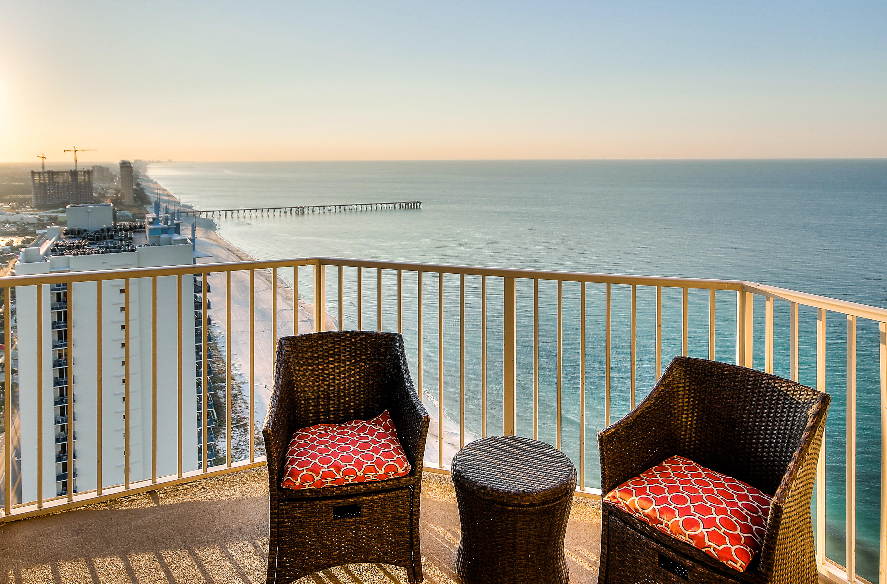 PENTHOUSE LEVEL & COMES WITH TWO STORAGE UNITS JUST OUTSIDE THE CONDO ON THE SAME FLOOR!! Welcome to Tidewater Beach Resort 2818 in Panama City Beach, Florida. This incredible one bedroom, one bathroom CORNER unit offers sensational views of the Gulf of Mexico, Pier Park, West Bay and surrounding areas from it's 28th floor location. The condo is light and bright with tons of oversized windows and a view you just can't find in this price point anywhere in the area. This rare floor plan only comes available a few times a year and when it does they usually go quickly. The photos speak for themselves and this condo has not been a rental so it is in great shape and ready for a new owner. The property is being offered fully furnished and decorated as well.