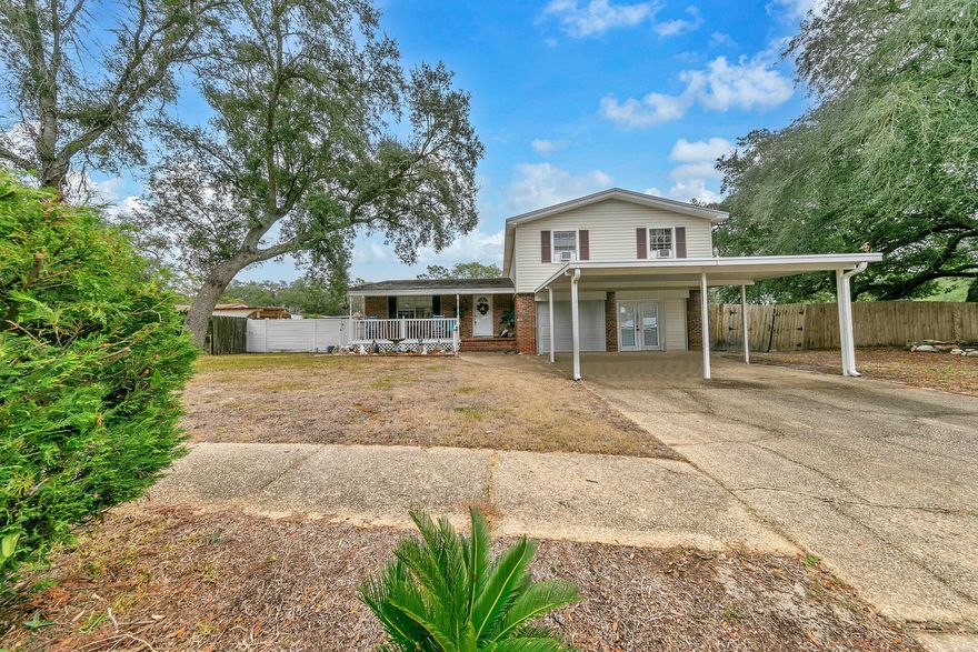 *Brand new HVAC and new air ducts completed* Property does need some work, but seller is slowly making upgrades in the meantime. Seller is willing to add a new roof or help with closing costs.Welcome to this charming colonial-style two-story home nestled in the heart of Fort Walton Beach! This stunning property features 4 spacious bedrooms and 2.5 baths, offering ample space for comfortable living. The home's den is a versatile space that can easily serve as a fifth bedroom, perfect for guests or a home office. Situated on a desirable corner lot, this residence boasts an abundance of natural light and a lovely yard, ideal for outdoor gatherings or quiet relaxation.