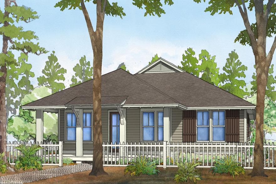 Dahlia floor plan offers 2,265 sq.ft. 4BR/3BA, with a 2 car garage. This home will offer 9' ceilings, hardwood flooring through out the house, natural stone Travertine on bathroom floors, and granite countertops throughout. The kitchen will offer stainless appliances with a gas range. Wash tub in garage. As part of the Amenity fee homeowners have access to the Village Commons Pool & Fitness Center and Lake Powell Dock; UNLIMITED golf with no green fees (cart fees apply) at the Origins Golf Course; and 15% Discount on all food/bev at Fish Out of Water and Gathering Spot & Sushi Bar (both at the WC Inn). Ask your sales Agent about St. Joe Club & Resorts membership opportunities.