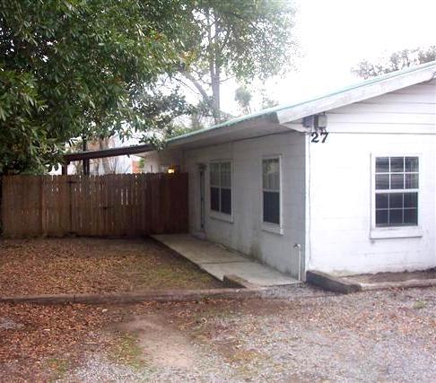 Quaint 2 bedroom, 1 bath duplex. Close to Uptown Station and 2 minute drive from HWY 98. Ceramic tile floors throughout - NO carpet. Kitchen and bathroom have been updated. Ceiling fans in all rooms. Small pet is allowed with a nonrefundable pet fee. *All Coastal Realty Services residents are enrolled in the Resident Benefits Package (RBP) which includes renters insurance, HVAC air filter delivery (for applicable properties) and our best-in-class resident rewards program, and much more! More details upon application.*