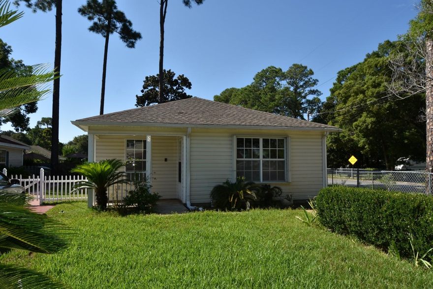 Located in the Heart of Fort Walton Beach and convenient to Downtown FWB, Library, the Landing, Grocery Stores, Restaurants, Shopping, and the Beach! Low maintenance home so you can spend your weekends enjoying the outdoors! Open Floor Plan with the Master Bedroom located at the back of the home. Covered Back Deck and Fenced in Back Yard perfect for outdoor entertaining. Ceramic tile throughout with vinyl in the bedrooms. HOME WARRANTY AND $3,000 CLOSING COST ASSISTANCE! Schedule your viewing today!