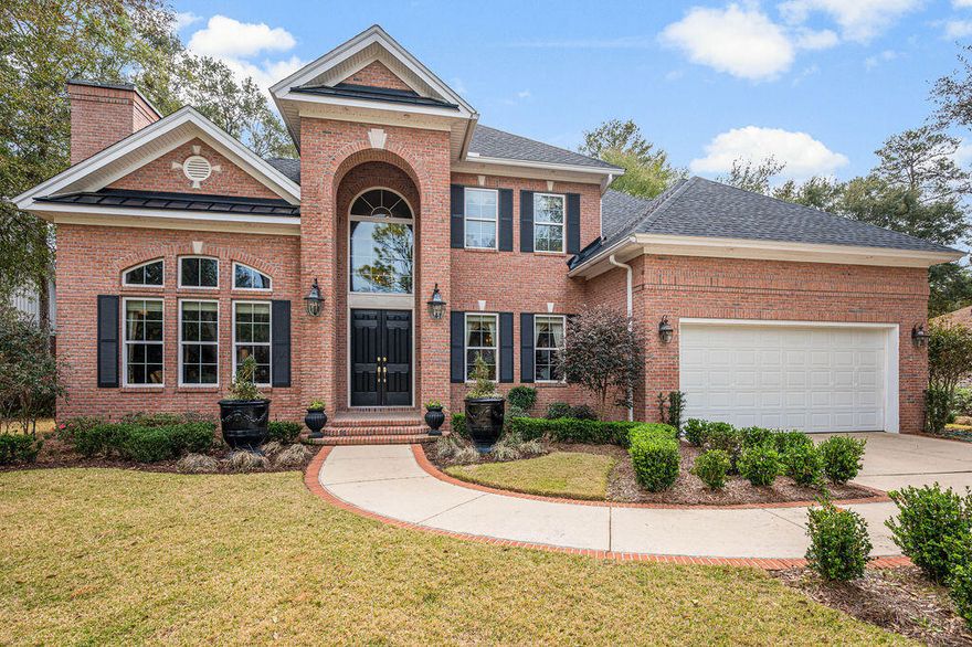Welcome to this exquisite, all-brick, custom-built Randy Wise home nestled in the heart of Niceville. This beautifully designed property boasts an impressive array of luxurious features, offering a blend of elegance, comfort, and practicality. Located the much sought after Swift Creek Subdivision. This subdivision offers: Community swimming pool, tennis courts, children's park, and a community lake. Key Features:Roof: New in July 2024Water Heater: Replaced in July 2024HVAC: 3 Trane units installed in 2021Floors: Stunning African Mahogany wood flooring throughoutCeilings: Soaring 10' ceilings and custom trey ceilings in the living roomFamily Room: Separate, spacious family room ideal for entertainingTermite Bond: Home is under termite bond with Home Team. Kitchen & Pantry:
"	High-end Kitchenaid appliances (5 years old)
"	Dual sinks for added convenience
"	Massive walk-in custom pantry with built-in cabinets and countertop space
"	Large laundry room with additional storage space
Living & Formal Spaces:
"	Double crown molding for a touch of luxury
"	Custom niches in the formal living room, family room, and foyer
"	Whole-house stereo system
"	Central Vac System for ease of cleaning
Library:
"	Custom built wood bookshelves
"	Impressive 16' ceilings
"	Gas fireplace with a stunning granite tile surround
Master Suite & Bath:
"	Spacious master bath with walk-thru shower and a jetted marble tub
"	Two sink areas and a custom trey ceiling
"	Two walk-in closets for optimal storage
Upstairs:
"	Three bedrooms and two full bathrooms
"	A dedicated media room for all your entertainment needs
Additional Features:
"	Three walk-in attic spaces for ample storage
"	Covered lanai with serene views
"	Tranquil water fountain in the backyard
"	Private, fenced backyard that backs up to a common area, ensuring privacy
This home has been meticulously maintained and thoughtfully designed for comfort and style. Don't miss the opportunity to make this dream home yours! Contact us today to schedule your private tour.
