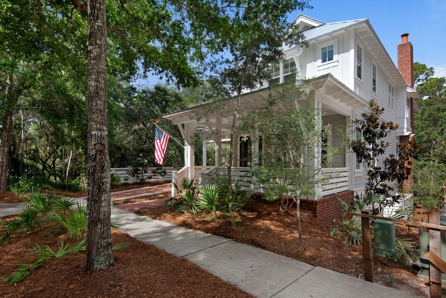 Fully Furnished 3 Bedroom 3.5 bath Luke & Blue's custom-built home in the very sought after gated community of Forest Lakes. The main level features a private guest room with en-suite bath.  Gorgeous kitchen with quartz countertops, stainless steel appliances, and oversized island perfect for entertaining guests.  The Kitchen and Living room are complete with custom shiplap walls and gas fireplace.  The beautiful shiplap walls continue up the staircase and onto the 2nd floor landing which is currently being used as an office.  This space could accommodate built-in bunks for additional sleeping.  The second floor also has the additional guest bedroom/bathroom, laundry room, and gorgeous Master Suite.  The master bathroom has a large walk-in shower, relaxing garden tub, and double vanity Off the Master bedroom is a private porch which would make the perfect place to sip your morning coffee or settle in with a good book.  One of the amazing features of this home is the walkout basement/man cave.  If you have struggled with finding extra storage space, then look no further. You will be amazed when you walk down to the lower level.  This house has never been rented, as the owners only use it as a second home throughout the year for family vacations.  Forest Lakes is a gated community just minutes from the beach and has amenities including a two-tiered pool, gathering pavilion with outdoor kitchen and fireplace, stocked lakes for catch and release fishing, playground, walking paths, and beautiful surroundings. A Must-See Paradise!  ***Seller also owns the adjacent lot next door, and it is available for purchase at $429,500***