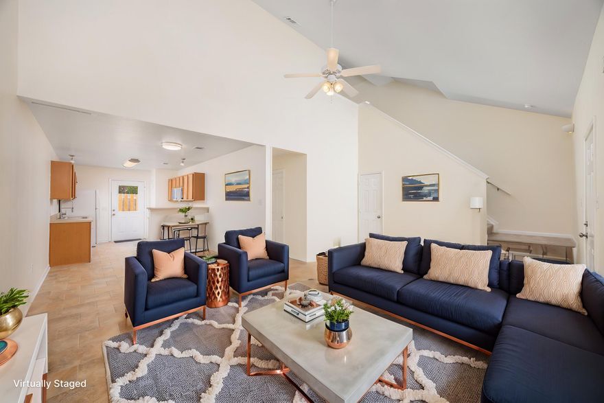 Just reduced nearly $10K for quick sale! Seller is excited to review offers ASAP!! This charming Destin townhome is fully repainted and perfect for long-term living or investment! Welcome to your slice of paradise in the heart of Destin. Nestled in the desirable Quail Run community, this beautifully maintained 3-bed, 2-bath townhome is a rare opportunity offering versatility, comfort, and prime location near the pool with a privacy fenced back yard. While short-term rentals are not permitted, this property is ideal as a primary residence, second home, long-term rental, or employee housing.You'll know you've arrived when you spot the towering 20' palm tree out front -- a signature landmark for this standout unit! Inside the home features a soaring vaulted ceiling in the living room that fills the space with natural light, creating an open and inviting atmosphere. The kitchen and dining area are both spacious and functional, perfect for everyday living or hosting friends and family.

The primary bedroom and full bath are conveniently located downstairs, offering comfort and privacy, while two additional upstairs bedrooms and another full bath overlook a peaceful wooded area ideal for guests, kids, or a home office setup.

One of the property's most coveted features is its rare, fully fenced private backyard, complete with a custom kayak and paddleboard rack a dream for water lovers and outdoor enthusiasts. Located just steps from the community pool, this home also includes a single-car garage and parking space for two full-sized trucks or SUVs.

And let's talk location: You're only minutes from Destin's white-sand beaches, top-rated shopping and dining, Big Kahuna's Water Park, and the vibrant Destin Harbor.

Whether you're looking to live the coastal lifestyle full time or invest in a low-maintenance, high-value property, this Quail Run gem delivers. Just look for the palm tree and welcome home!