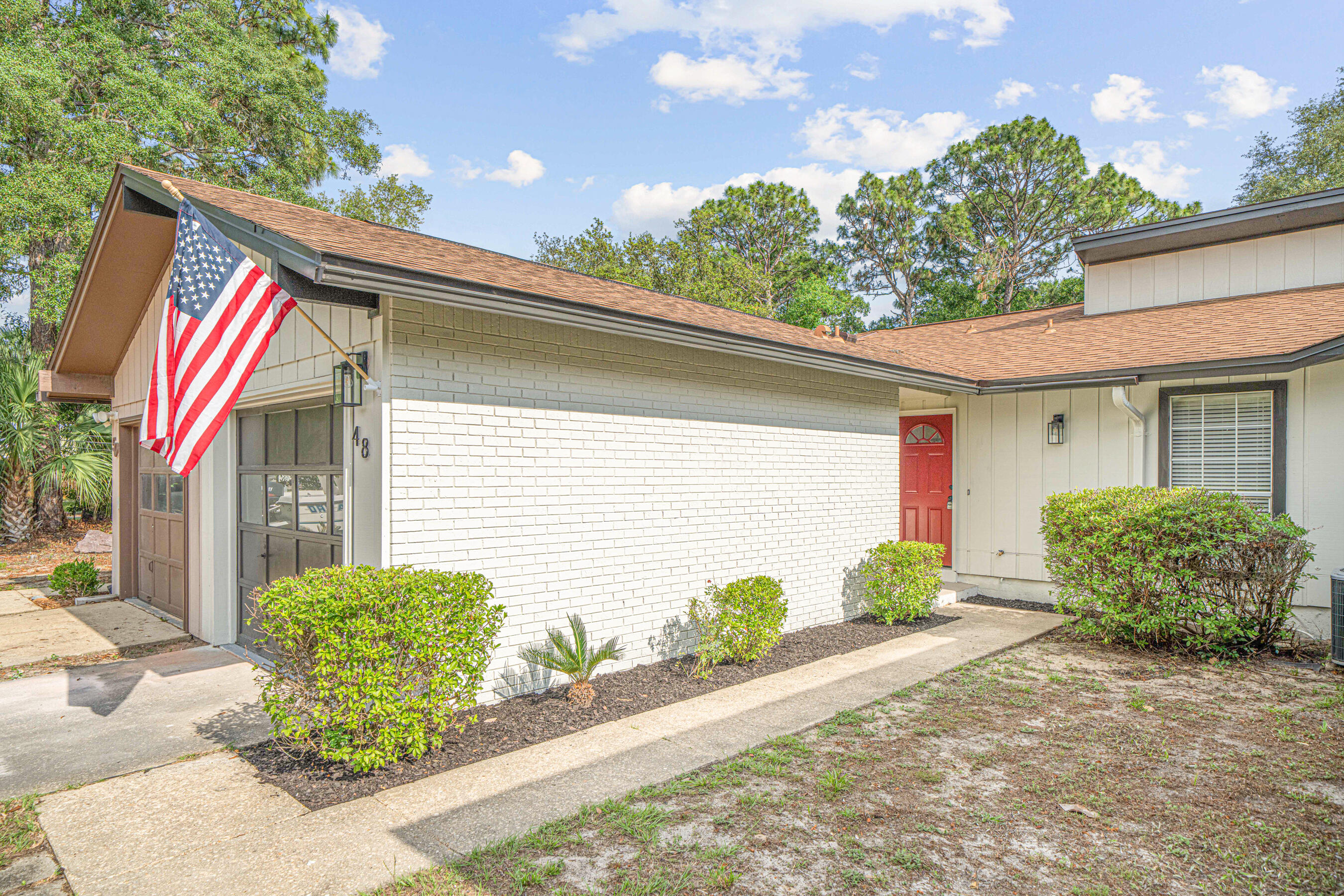 100% updated!! Welcome to your dream home in the heart of Shalimar! This exquisitely updated 3-bedroom, 2-bathroom 1 Car Garage 1-story townhome at 48 4th Ave blends modern elegance with coastal charm, perfectly situated just minutes from pristine Gulf Coast beaches and Eglin AFB. Step inside to discover a 100% renovated interior featuring a brand-new kitchen with sleek stainless steel appliances, updated bathrooms, new flooring, ceiling fans, hardware and stylish light fixtures. Freshly painted throughout, every detail has been thoughtfully designed for comfort and sophistication. The spacious layout includes a convenient attached garage and an expansive backyard--perfect for entertaining, relaxing, or creating your own outdoor oasis.