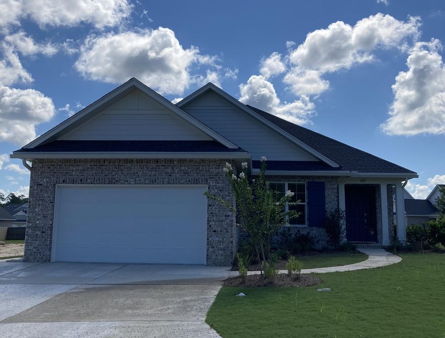 Mustang plan built by a premier builder in our area, just minutes from Eglin AFB, top rated schools and the beaches of Destin. Gorgeous interior features include an open concept floor plan, 8' doorways throughout, LVP and tile flooring, granite or quartz counter tops, Legacy cabinetry w/soft hinges and drawers, stainless steel appliances, tankless gas hot water heater, and much more! Full landscaping and irrigation included, along with screened porch. Pictures are of similar home. More plans and lots available.  Call or text today for more information!  Buyer to verify all deemed important information.