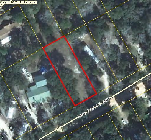 Great location for mobile home and to live near your work in South Walton Co. Just 10 minutes to the Bay Bridge and Blue Water Bay. Lot has beautiful oak trees, cleared and ready to set up a new home. Land dimensions subject to an up-to-date survey. Super price!