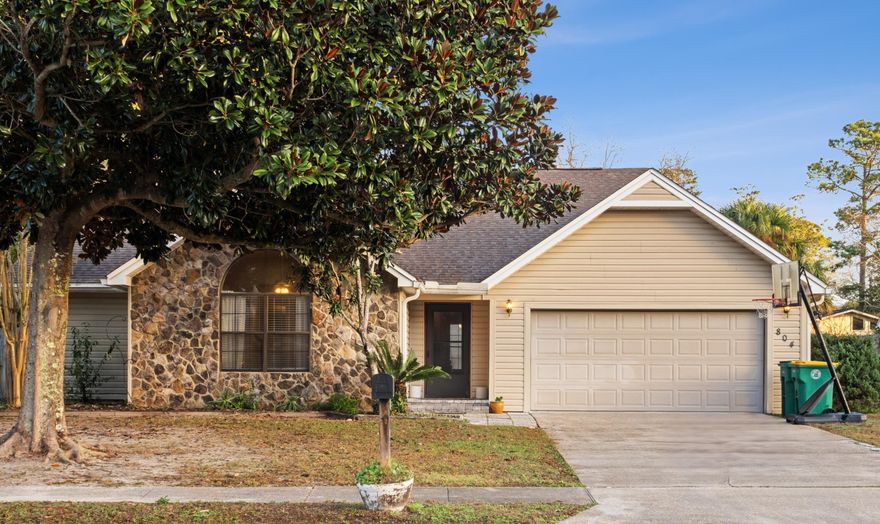 ✨ Must‑See Home in the Heart of Fort Walton Beach ✨Beautiful mid‑town property featuring a heated pool and hot tub. Perfectly located near Hurlburt Field and Eglin AFB. Step inside to discover beautiful laminate flooring, w/w carpeting. The kitchen includes granite kitchen counter tops, spacious storage. The living room boasts wood‑burning fireplace and a wet bar, ideal for relaxing or entertaining. The backyard offers privacy fencing on two sides, creating a peaceful outdoor retreat. Inside, a cozy eat‑in area with a sliding glass door overlooking the backyard and pool area.This home blends comfort, style, and convenience in one inviting package.