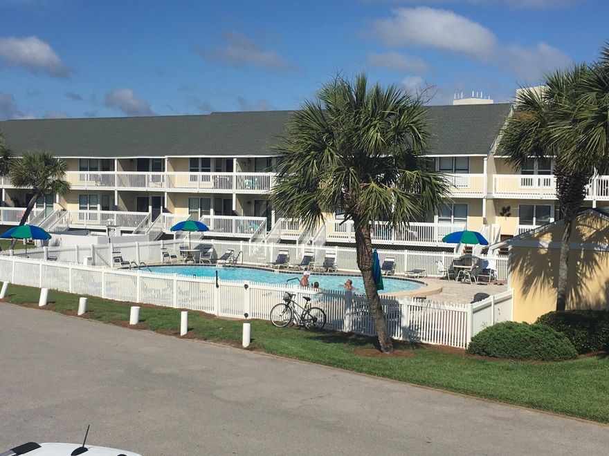 Beautifully redone studio which now has a separate bedroom area. Marble tile and hardwood floors. High end furniture and art work. new counter tops and bath redo. Just across from the studio area pool and just a short walk to the beach. Being sold furnished with minor exceptions being items inside closets, clothing, etc. Not a rental and has been well maintained. The AC system inside and out was replaced in May of 2015.